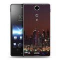 Дизайнерский пластиковый чехол для Sony Xperia TX Дубаи