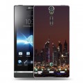 Дизайнерский пластиковый чехол для Sony Xperia S Дубаи