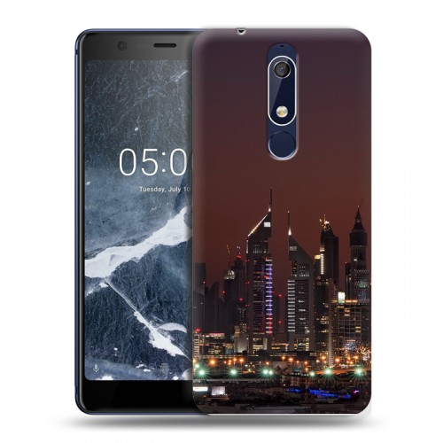 Дизайнерский пластиковый чехол для Nokia 5.1 Дубаи