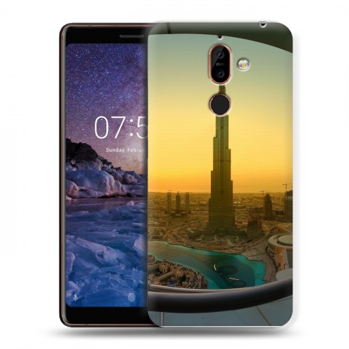 Дизайнерский пластиковый чехол для Nokia 7 Plus Дубаи