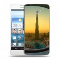 Дизайнерский пластиковый чехол для Huawei Ascend D2 Дубаи