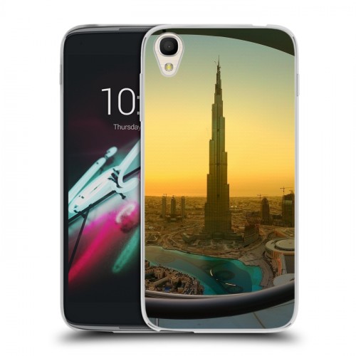 Дизайнерский пластиковый чехол для Alcatel One Touch Idol 3 (4.7) Дубаи