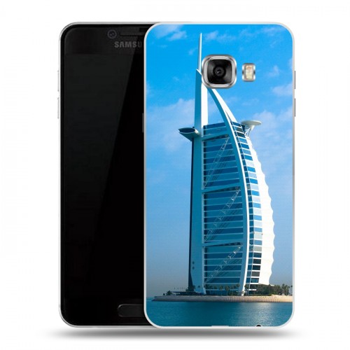 Дизайнерский пластиковый чехол для Samsung Galaxy C5 Дубаи