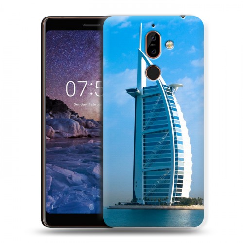 Дизайнерский пластиковый чехол для Nokia 7 Plus Дубаи