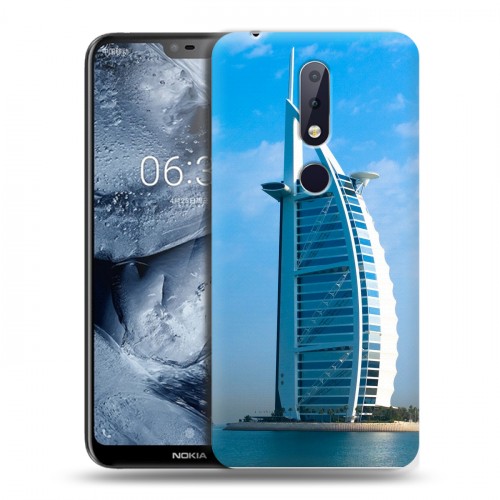 Дизайнерский силиконовый чехол для Nokia 6.1 Plus Дубаи