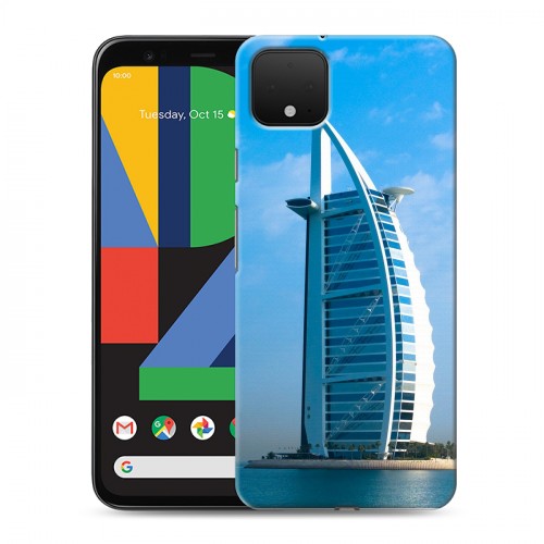 Дизайнерский пластиковый чехол для Google Pixel 4 Дубаи