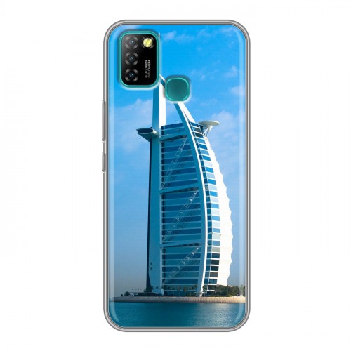 Дизайнерский пластиковый чехол для Infinix Hot 10 Lite Дубаи