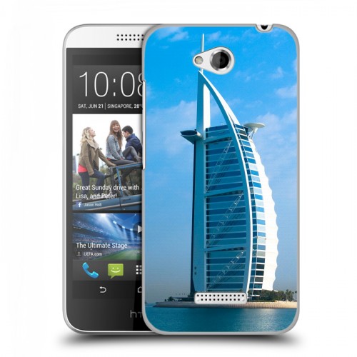 Дизайнерский силиконовый чехол для HTC Desire 616 Дубаи