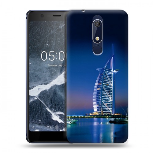 Дизайнерский пластиковый чехол для Nokia 5.1 Дубаи