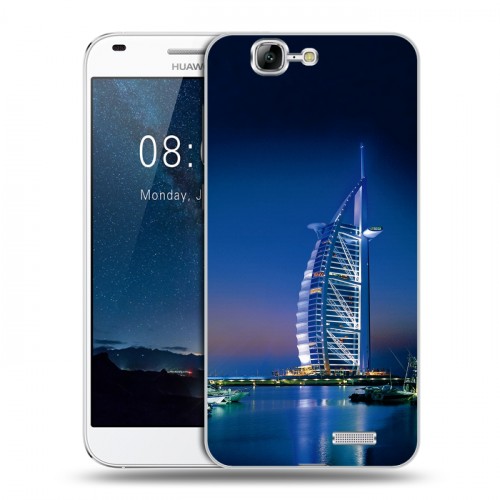 Дизайнерский пластиковый чехол для Huawei Ascend G7 Дубаи