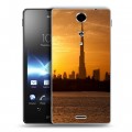 Дизайнерский пластиковый чехол для Sony Xperia TX Дубаи