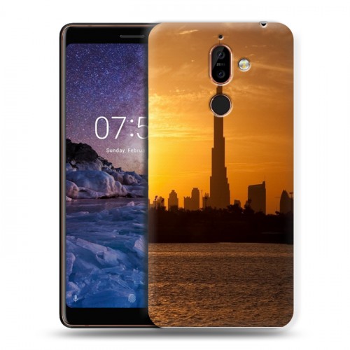 Дизайнерский пластиковый чехол для Nokia 7 Plus Дубаи