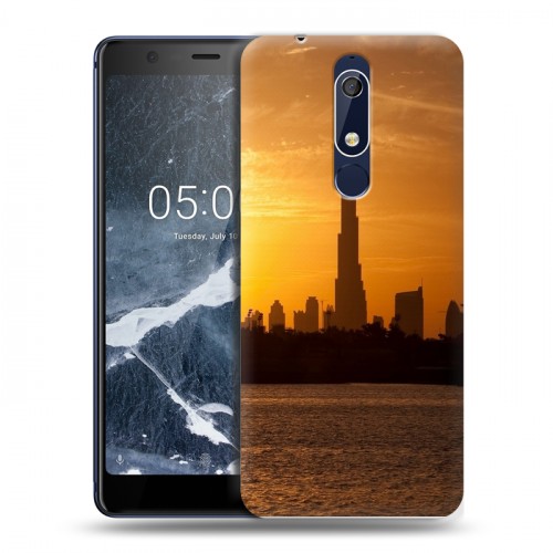 Дизайнерский пластиковый чехол для Nokia 5.1 Дубаи