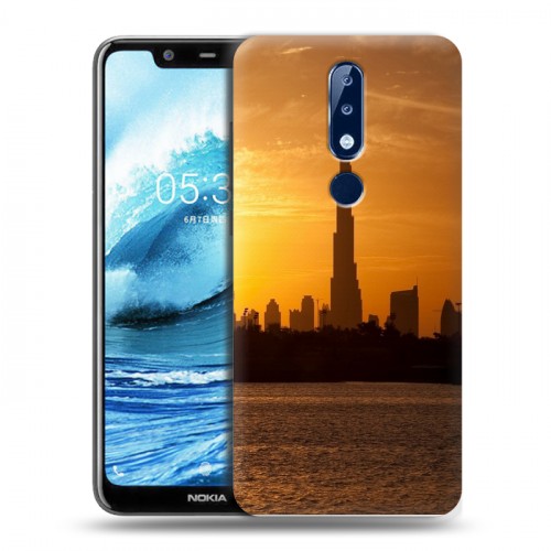 Дизайнерский силиконовый чехол для Nokia 5.1 Plus Дубаи