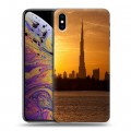 Дизайнерский силиконовый чехол для Iphone Xs Max Дубаи