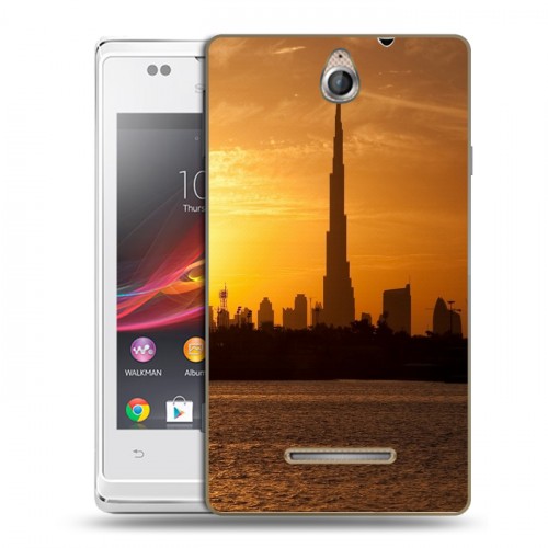 Дизайнерский пластиковый чехол для Sony Xperia E Дубаи