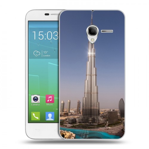 Дизайнерский силиконовый чехол для Alcatel One Touch POP 3 5 Дубаи
