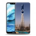 Дизайнерский силиконовый чехол для Nokia 5.1 Plus Дубаи