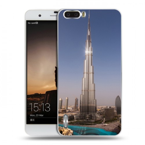 Дизайнерский силиконовый чехол для Huawei Honor 6 Plus Дубаи