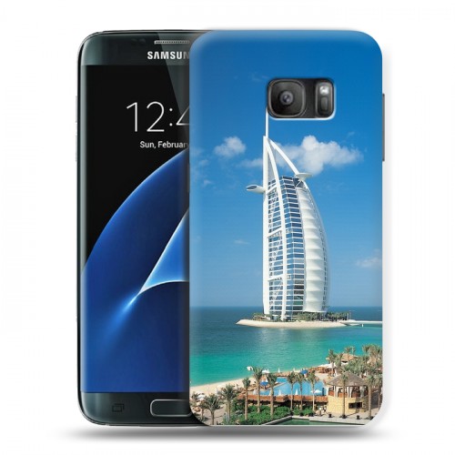 Дизайнерский силиконовый с усиленными углами чехол для Samsung Galaxy S7 Дубаи