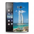 Дизайнерский пластиковый чехол для Sony Xperia acro S Дубаи