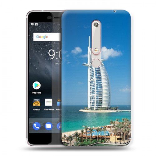 Дизайнерский пластиковый чехол для Nokia 6 (2018) Дубаи