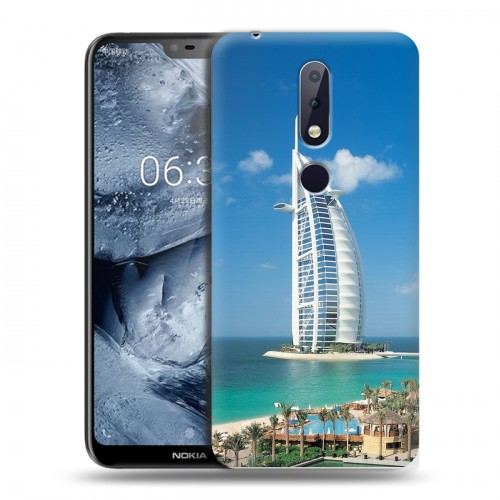 Дизайнерский пластиковый чехол для Nokia 6.1 Plus Дубаи