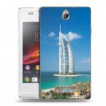 Дизайнерский пластиковый чехол для Sony Xperia E Дубаи