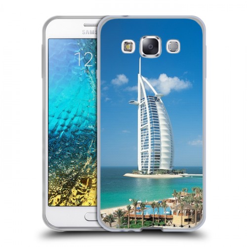 Дизайнерский пластиковый чехол для Samsung Galaxy E5 Дубаи