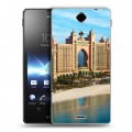 Дизайнерский пластиковый чехол для Sony Xperia TX Дубаи