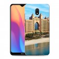 Дизайнерский силиконовый с усиленными углами чехол для Xiaomi RedMi 8A Дубаи