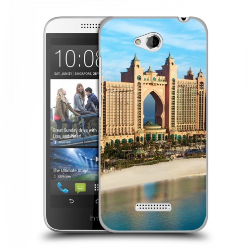 Дизайнерский пластиковый чехол для HTC Desire 616 Дубаи