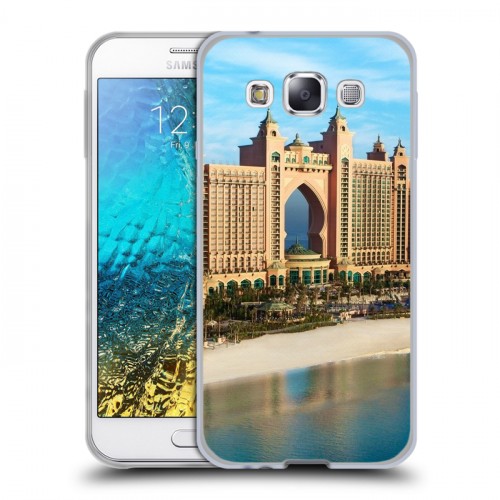 Дизайнерский пластиковый чехол для Samsung Galaxy E5 Дубаи
