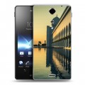 Дизайнерский пластиковый чехол для Sony Xperia TX Дубаи