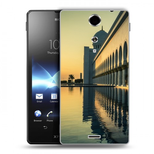 Дизайнерский пластиковый чехол для Sony Xperia TX Дубаи