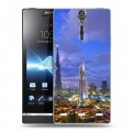 Дизайнерский пластиковый чехол для Sony Xperia S Дубаи