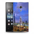 Дизайнерский пластиковый чехол для Sony Xperia acro S Дубаи