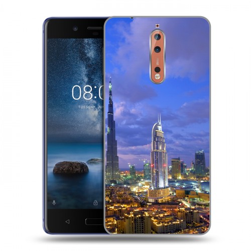 Дизайнерский пластиковый чехол для Nokia 8 Дубаи