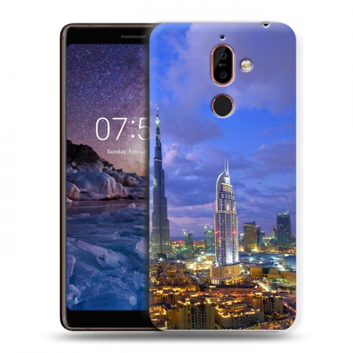 Дизайнерский пластиковый чехол для Nokia 7 Plus Дубаи