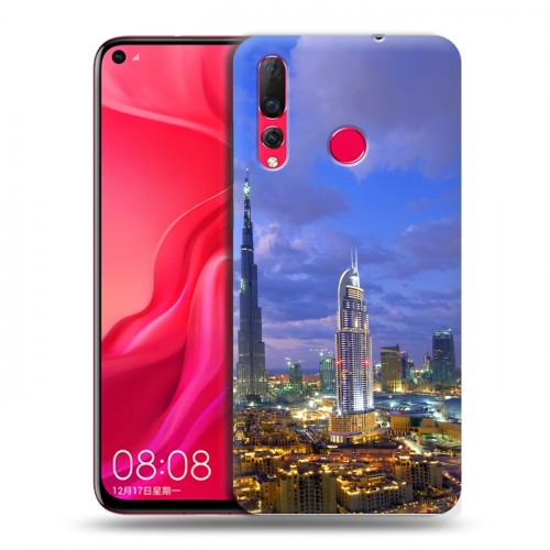 Дизайнерский пластиковый чехол для Huawei Nova 4 Дубаи