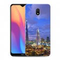 Дизайнерский силиконовый с усиленными углами чехол для Xiaomi RedMi 8A Дубаи