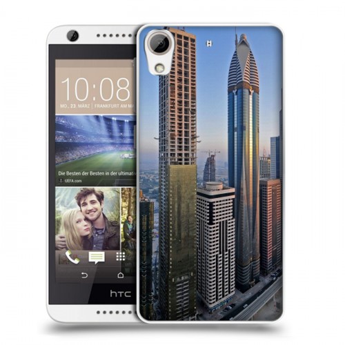 Дизайнерский силиконовый чехол для HTC Desire 626 Дубаи