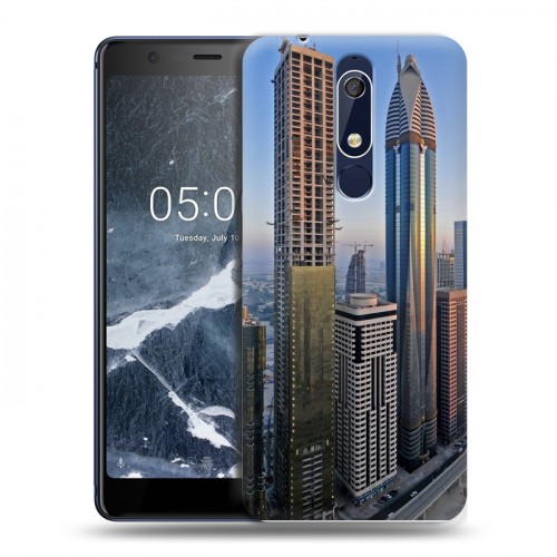 Дизайнерский пластиковый чехол для Nokia 5.1 Дубаи