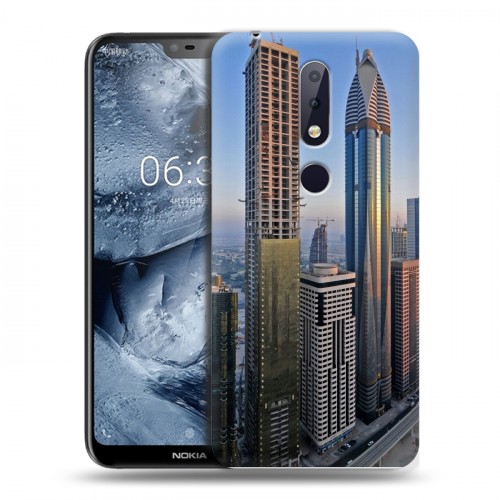 Дизайнерский силиконовый чехол для Nokia 6.1 Plus Дубаи