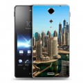 Дизайнерский пластиковый чехол для Sony Xperia TX Дубаи