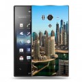 Дизайнерский пластиковый чехол для Sony Xperia acro S Дубаи