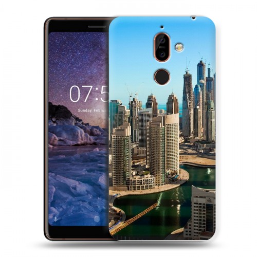 Дизайнерский пластиковый чехол для Nokia 7 Plus Дубаи