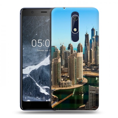 Дизайнерский пластиковый чехол для Nokia 5.1 Дубаи