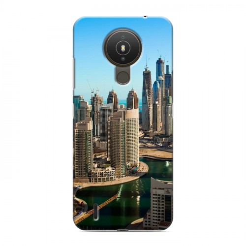 Дизайнерский силиконовый с усиленными углами чехол для Nokia 1.4 Дубаи