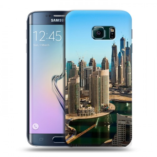 Дизайнерский пластиковый чехол для Samsung Galaxy S6 Edge Дубаи